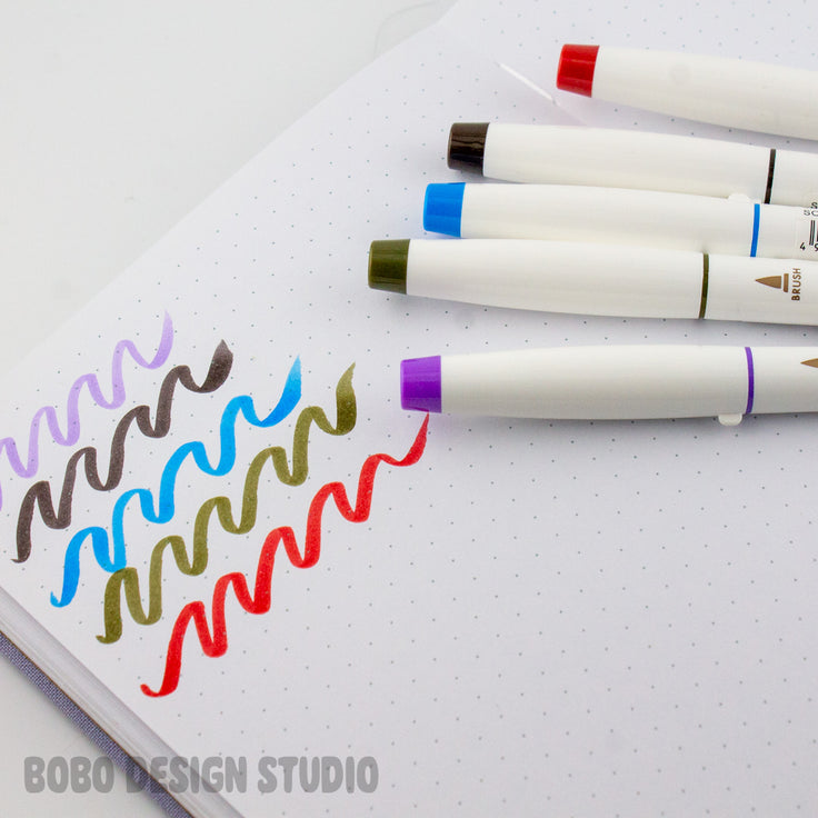 Sailor Shikiori Brush Pen Set -
