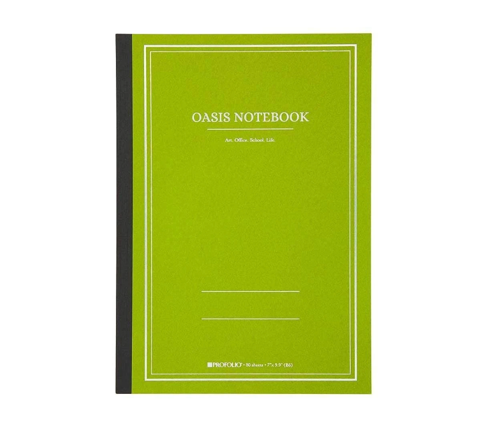 B5 Oasis Lined Notebook