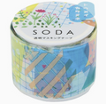 Soda Transparent Masking Tape-Collage
