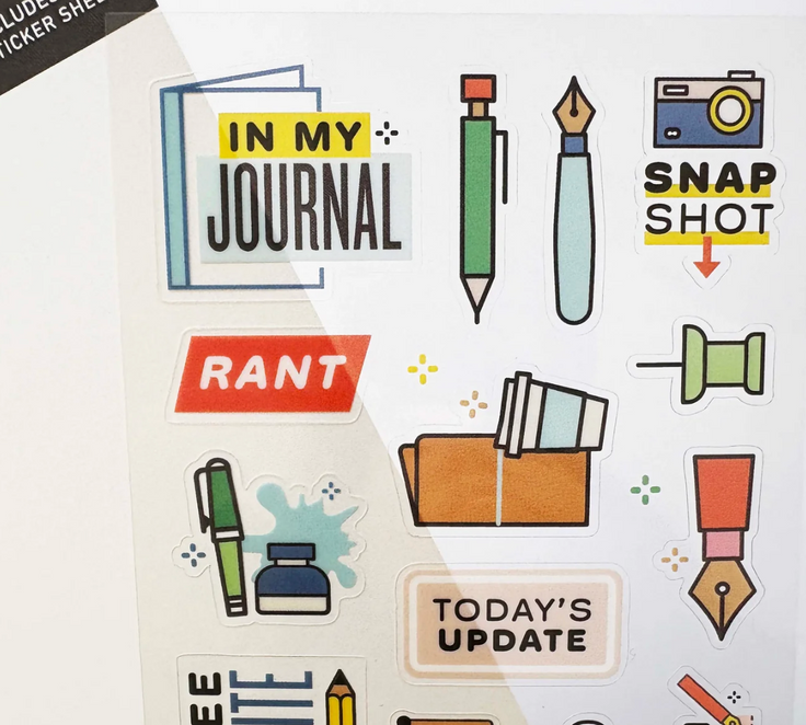In My Journal - Clear Sticker Sheet