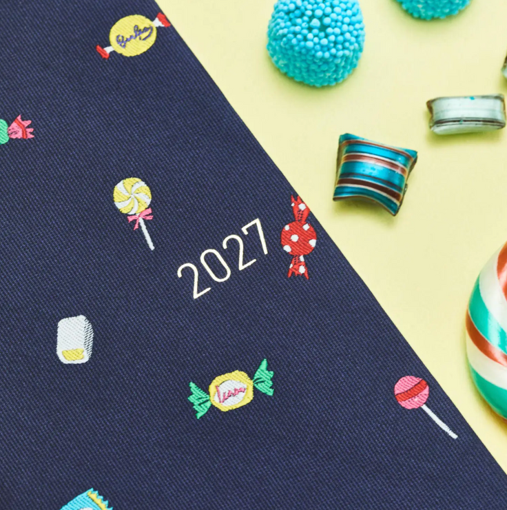 Hobonichi Techo 2027 MEGA Weeks Bow & Tie: Candy Dream