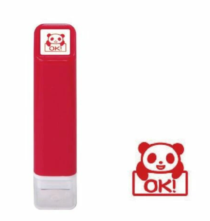 Ok Panda Mini Self Inking Stamp