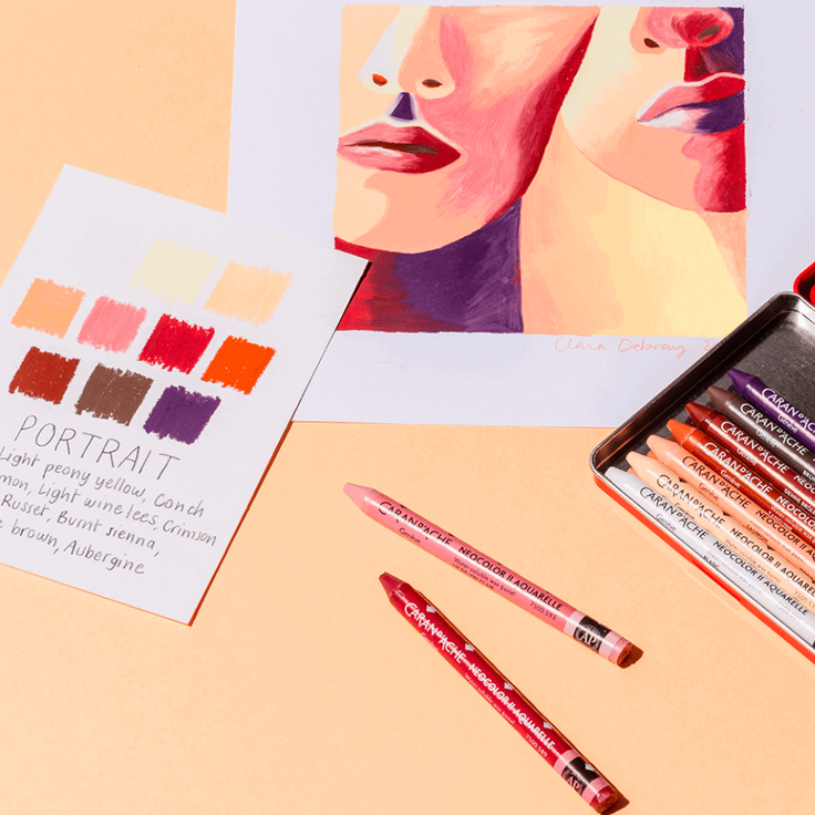 Neocolor II 50th Anniversary - Portrait - Caran d'Ache