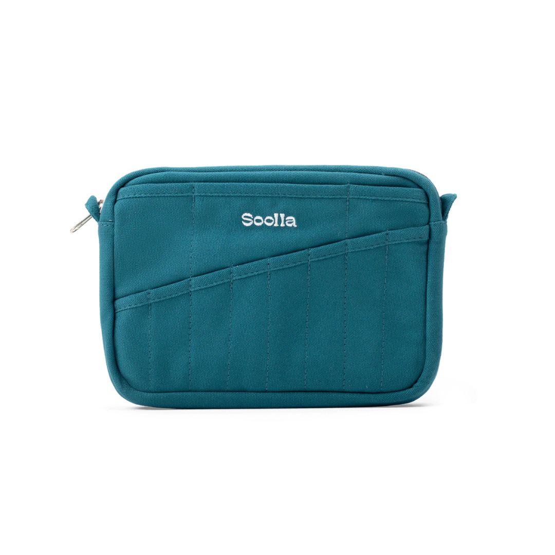 Soolla Studio Stationery Pouch - Aquamarine