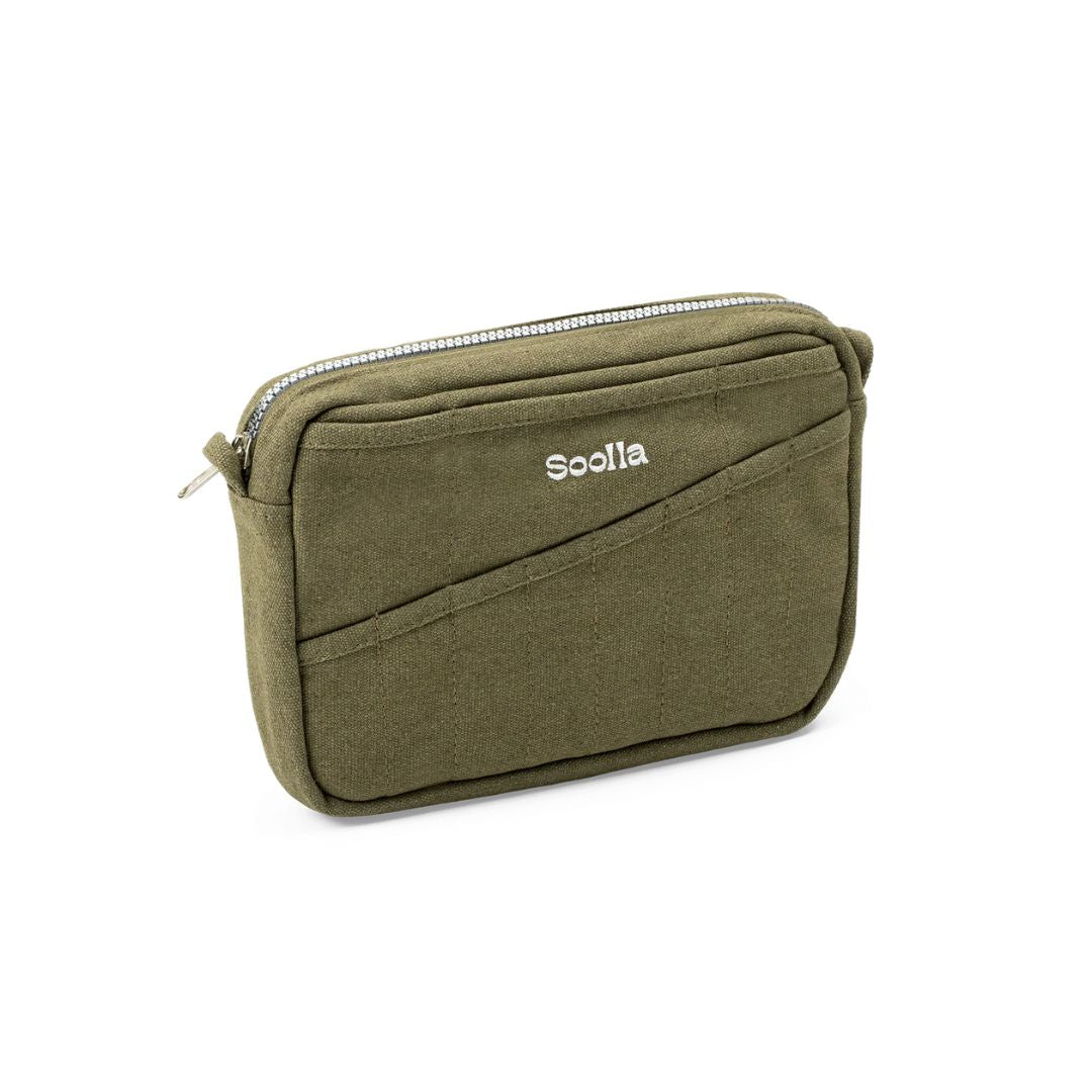 Soolla Studio Stationery Pouch - Deep Forest Green