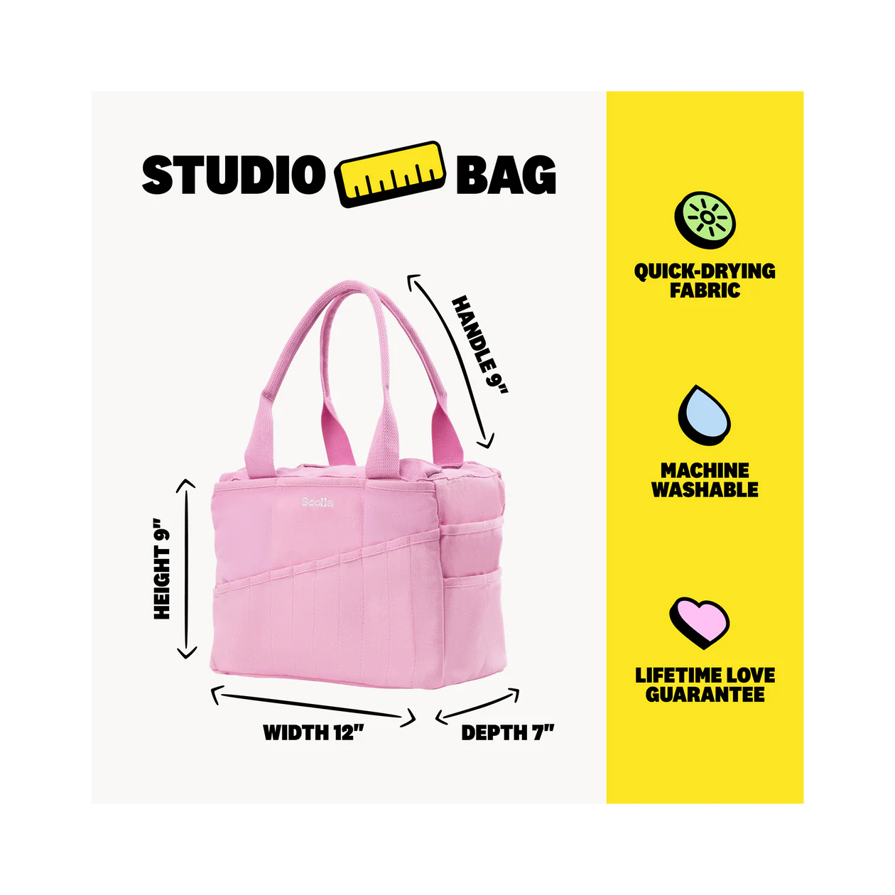 Soolla Studio Artist Project Bag - Flirty Flamingo