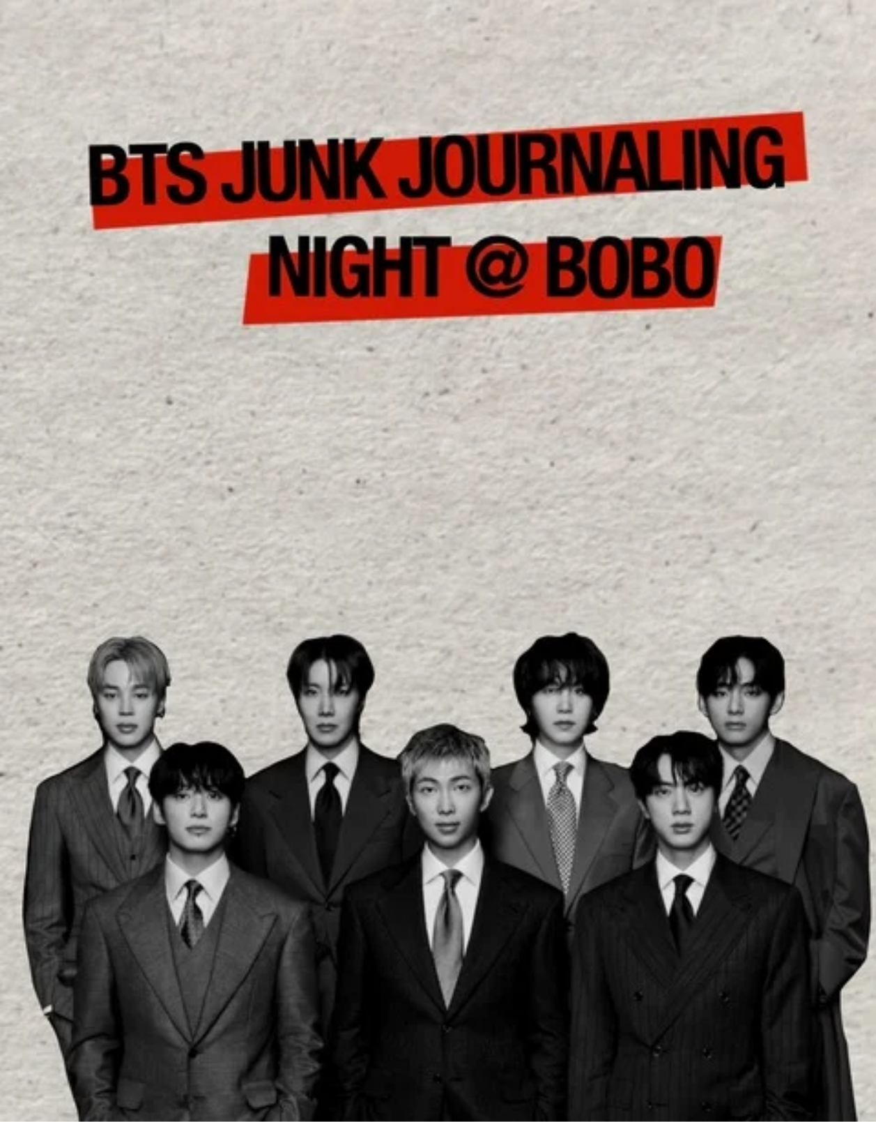 BTS Junk Journaling Night at bobo PS