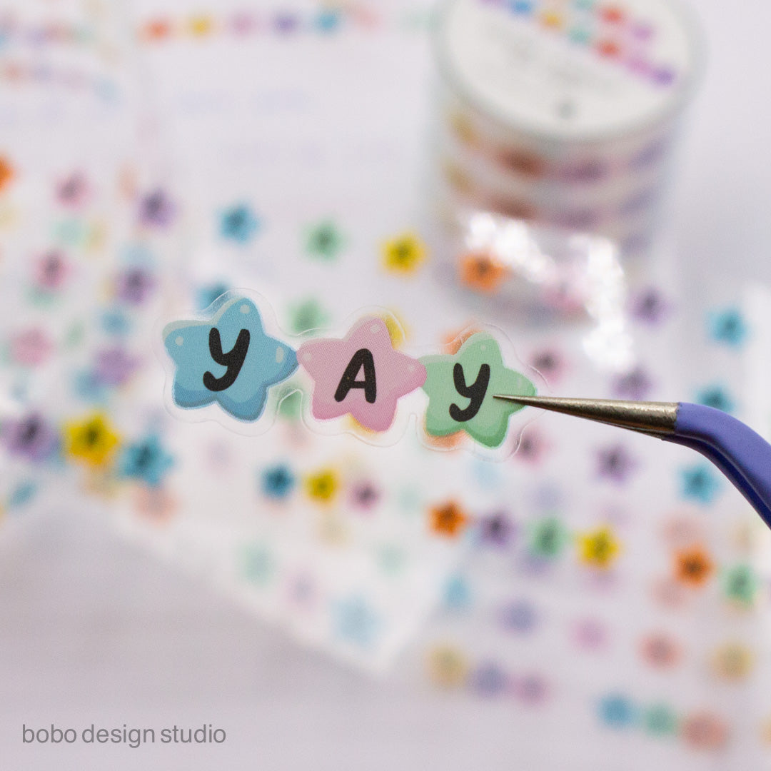 Star Letters - PET Letter Bead Tape