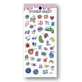 Stuff 01-Clear Planner Sticker Sheet