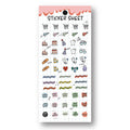 Days 02-Clear Planner Sticker Sheet