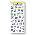 Travel 01-Clear Planner Sticker Sheet