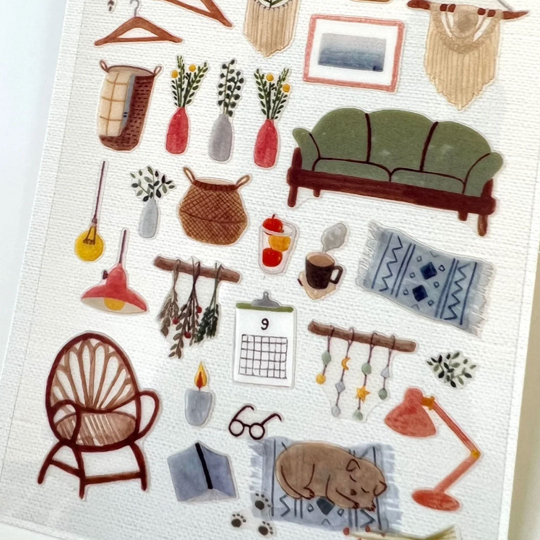 Home Sweet Home Sticker Sheet – bobo design studio