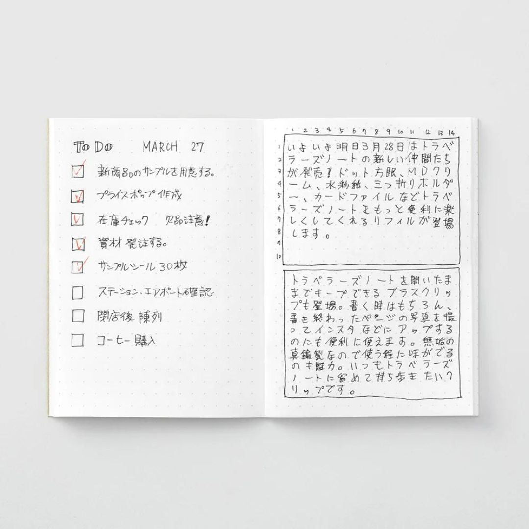 TRAVELER'S Notebook Passport Refill - 014 - Dot Grid