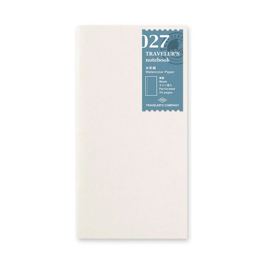 Traveler's Notebook Regular Refill - 027 Watercolor Paper