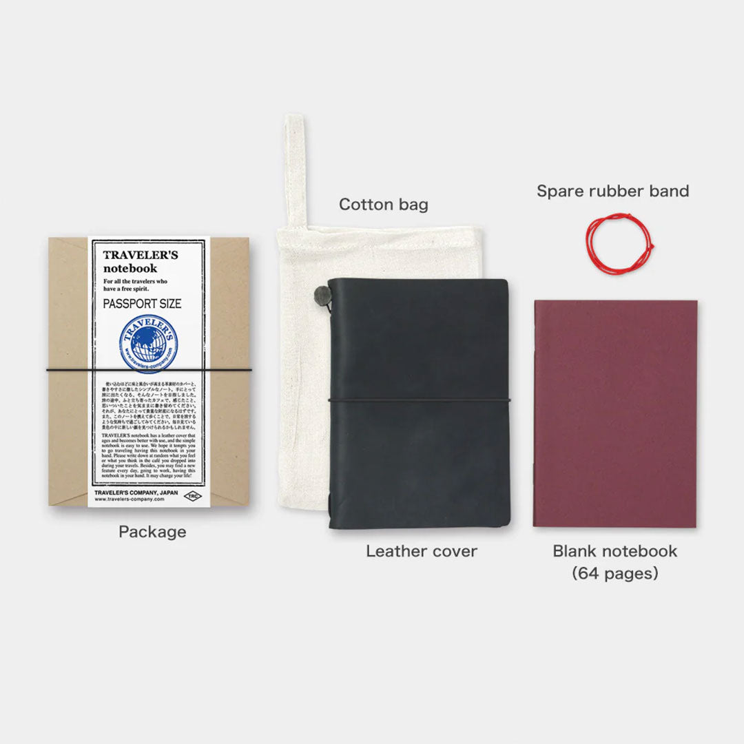 TRAVELER'S Notebook Starter Kit- Passport Size
