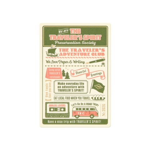 TRAVELER'S Notebook Plastic Insert- Passport