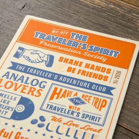 TRAVELER'S Notebook Regular Plastic Sheet 2026