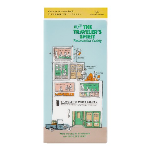 TRAVELER'S Notebook Clear Folder- Regular