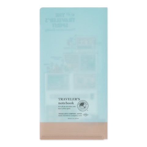 TRAVELER'S Notebook Clear Folder- Regular