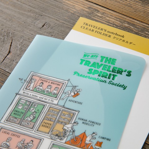 Travelers Notebook Clear Folder- Regular