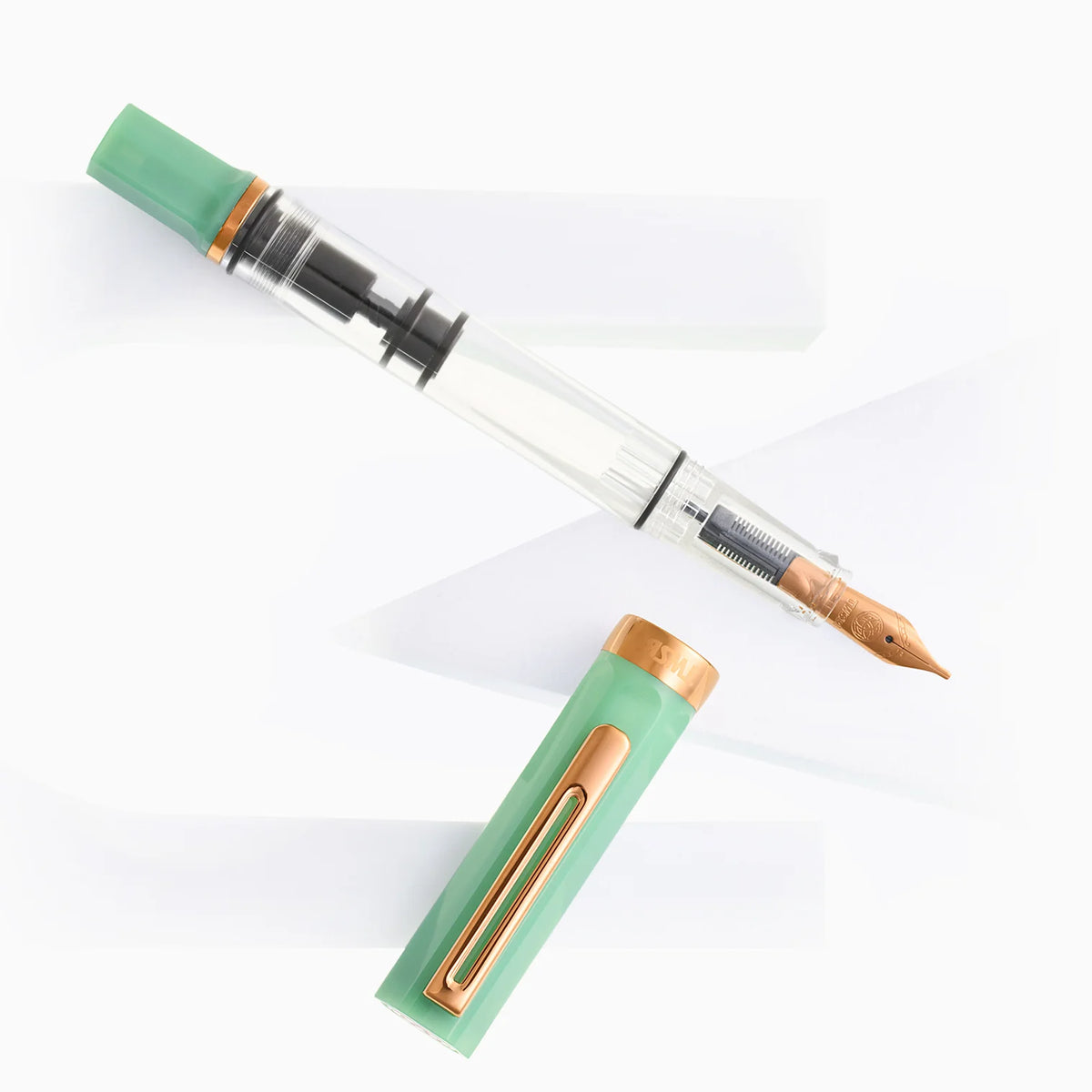 TWSBI Eco Jade Jelly with Bronze - Medium Nib