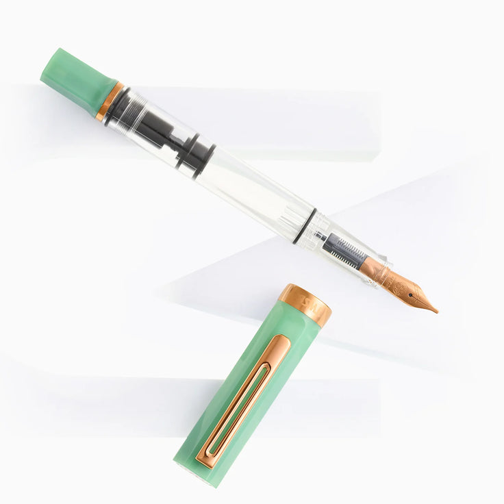 TWSBI Eco Jade Jelly with Bronze - 1.1 Stub Nib