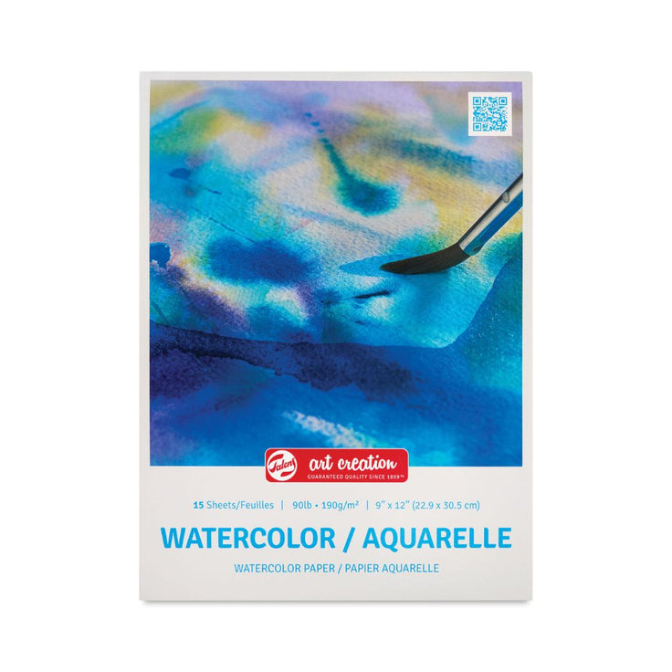 Talens Art Creation - 90lb Watercolor Paper - 9x12