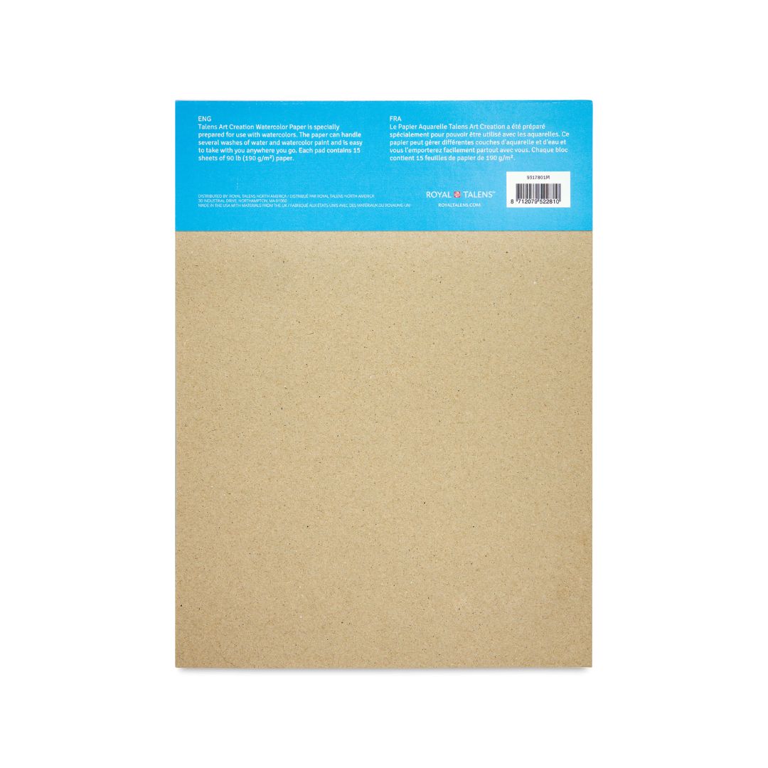 Talens Art Creation - 90lb Watercolor Paper - 9x12