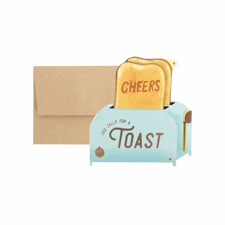 This Calls for a Toast Interactive Greeting Card