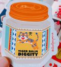 Tiger Balm Diggity Vinyl Sticker