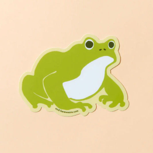 Toad - Vinyl Sticker - And Here We Are
