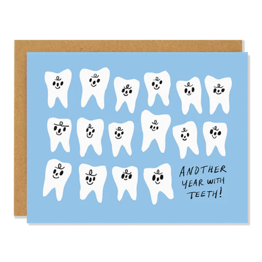 Toothy Birthday - Greeting Card