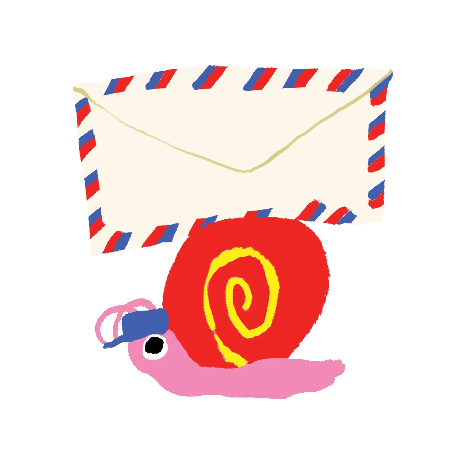 Snail and Mail Vinyl Sticker