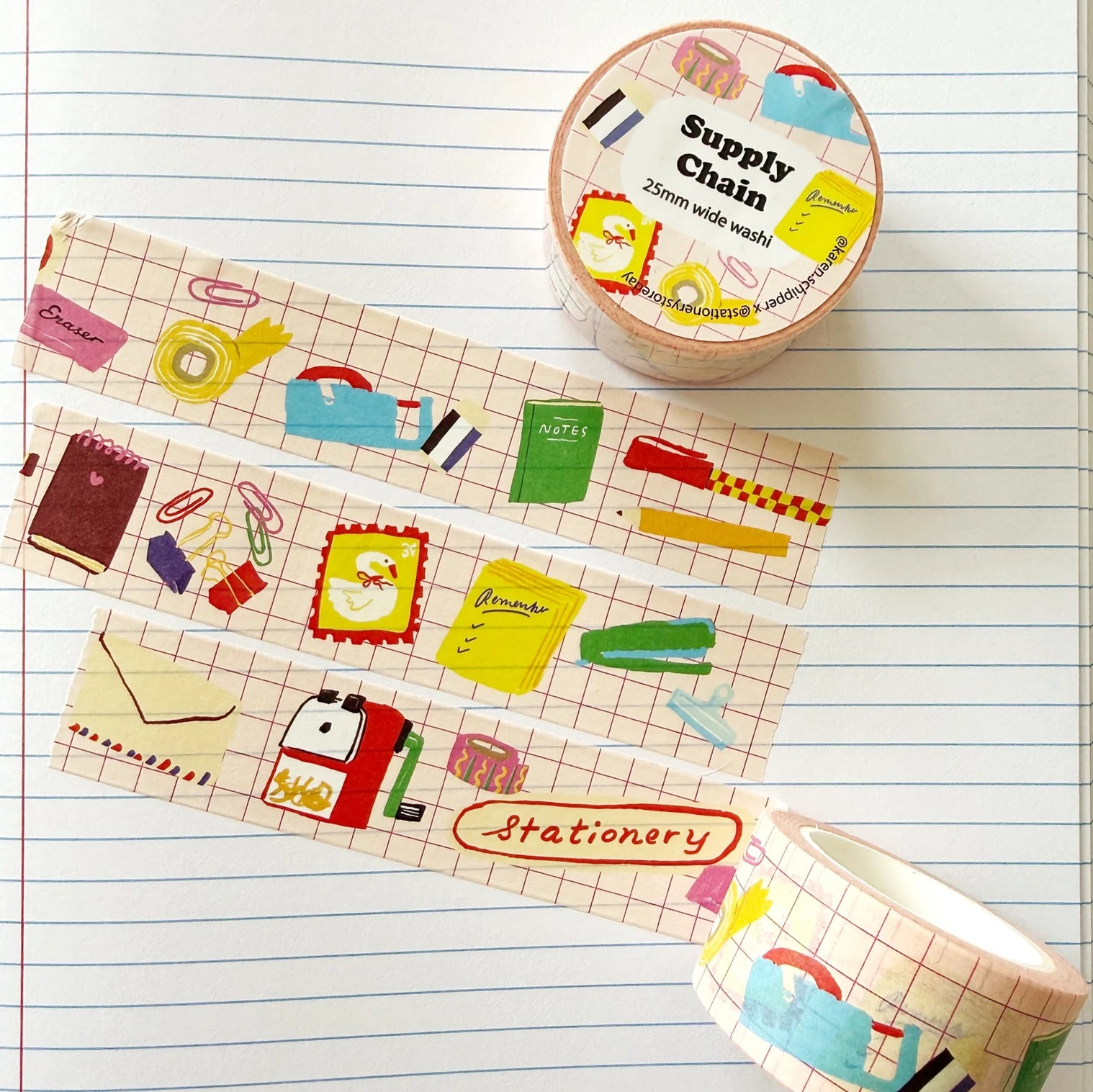 Supply Chain Wide Washi Tape