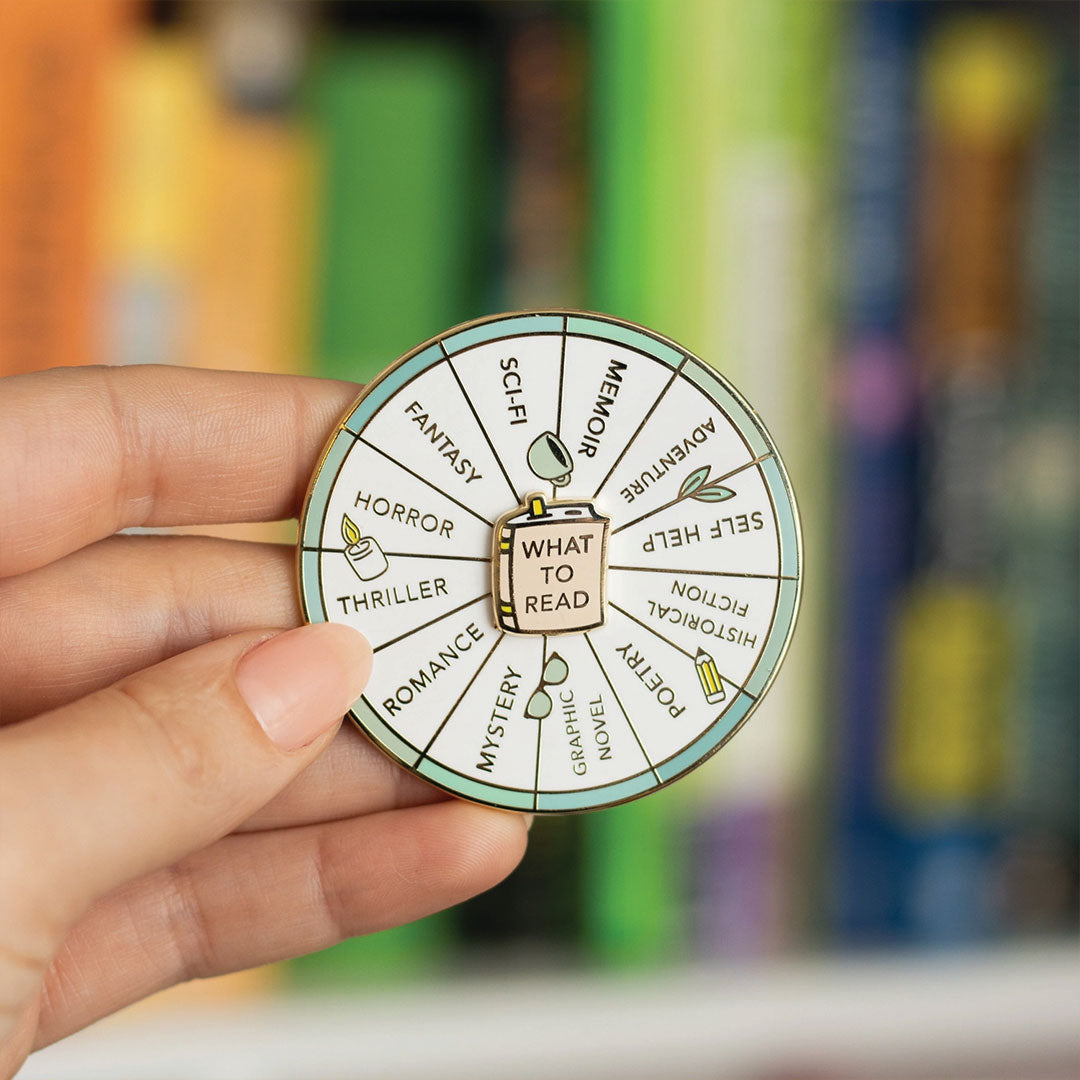 What To Read - Spinning Enamel Pin - Occasionalish