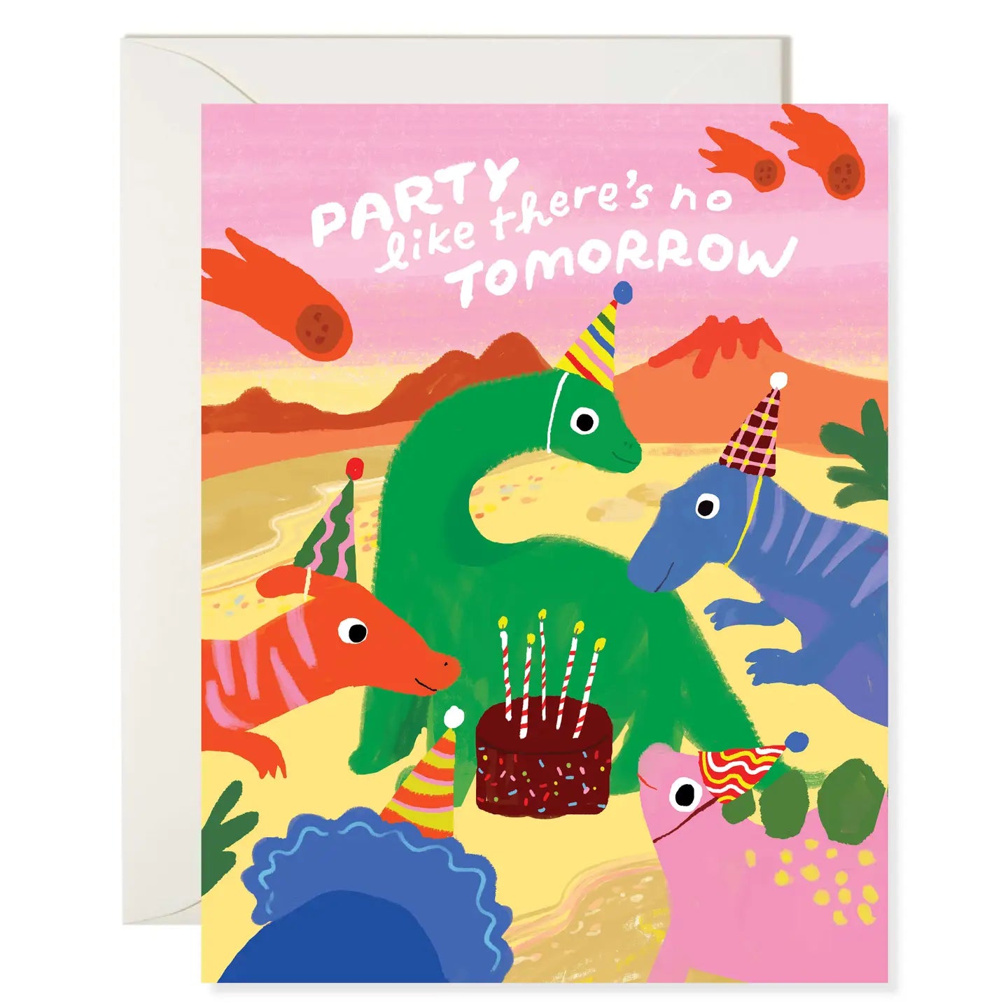 Dinosaur Birthday- Greeting Card - Karen Schipper