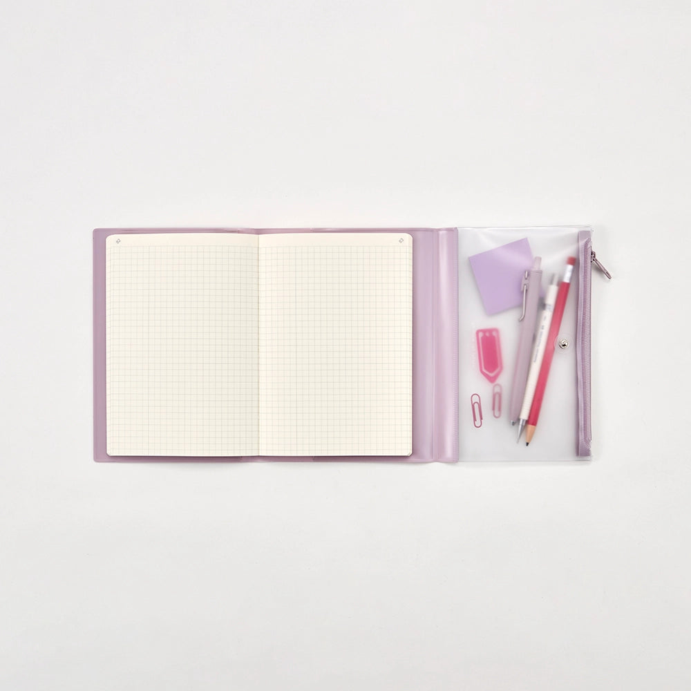 Isshoni. Pen Case + Notebook Cover Pvc A5