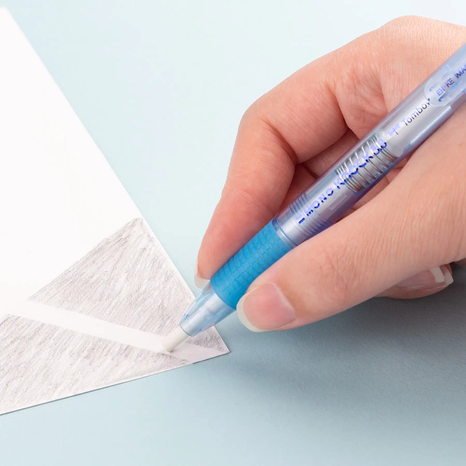 Tombow Mono Knock Eraser - Blue