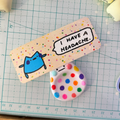 I Have A Headache Sticker  - Vinyl Sticker