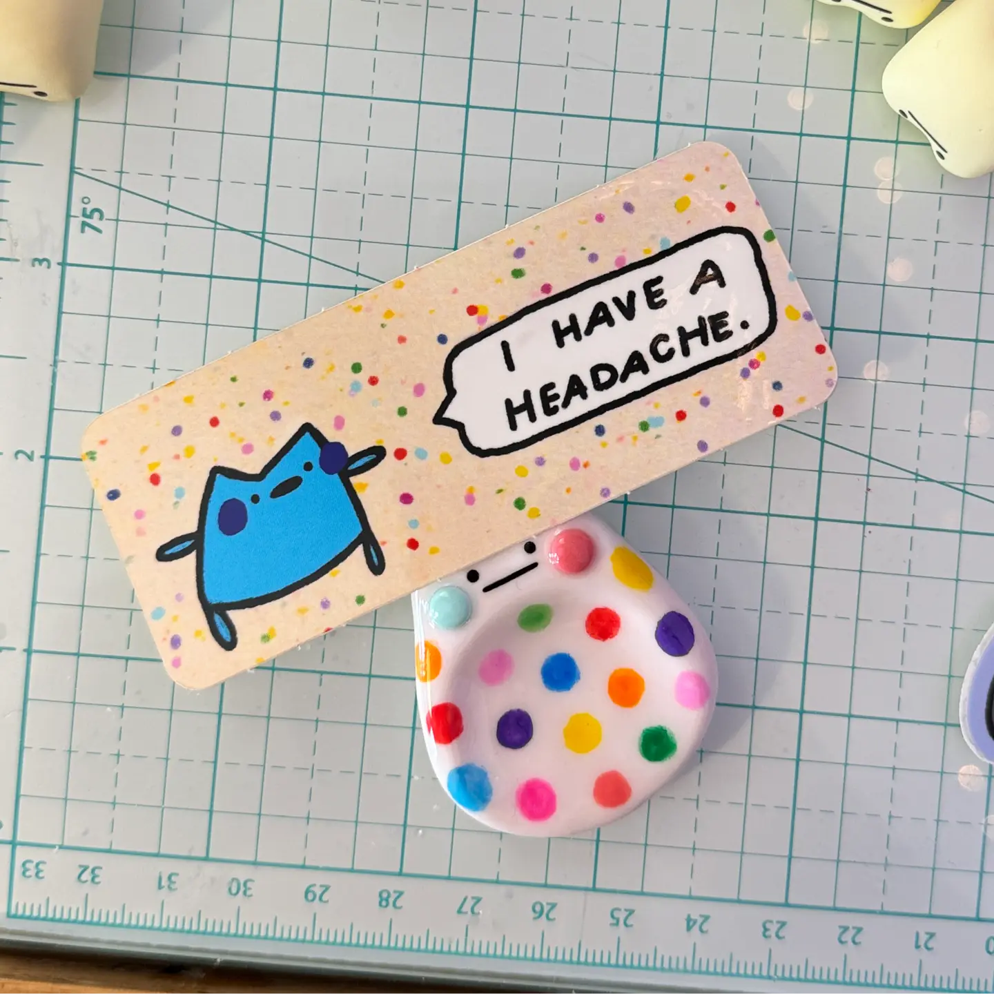 I Have A Headache Sticker  - Vinyl Sticker