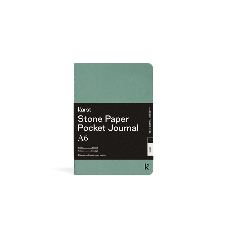A6 Softcover Stone Paper Pocket Journal - Eucalypt