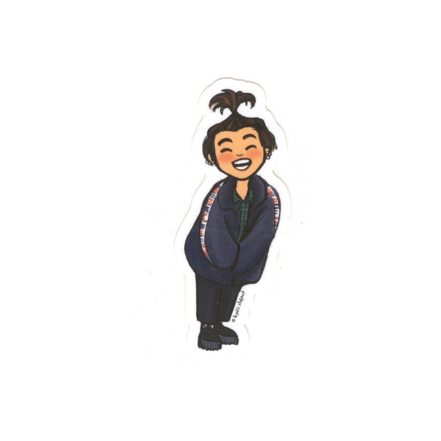 Bts Ponytail Jungkook Sticker
