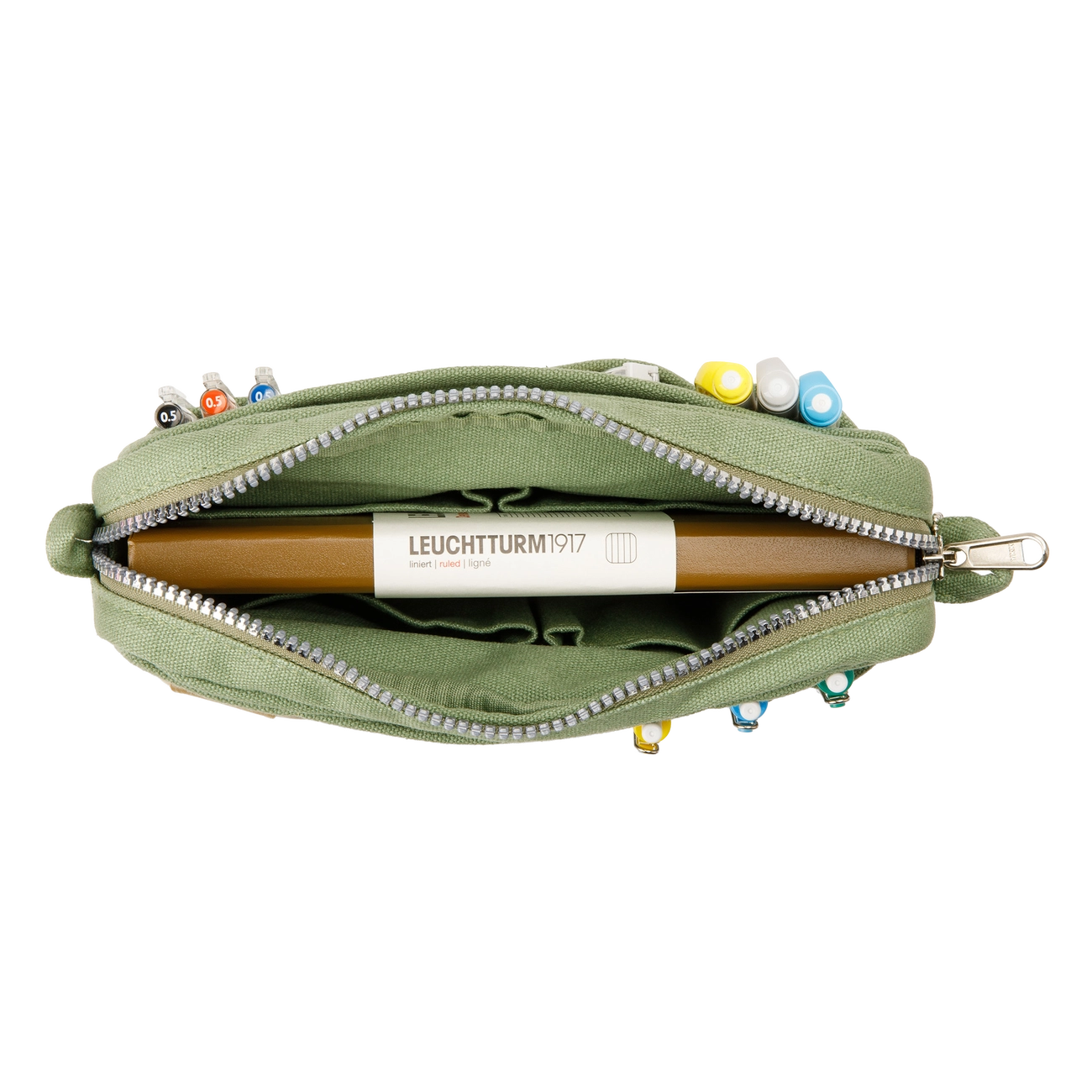 Soolla Studio Stationery Pouch - Ganja Green