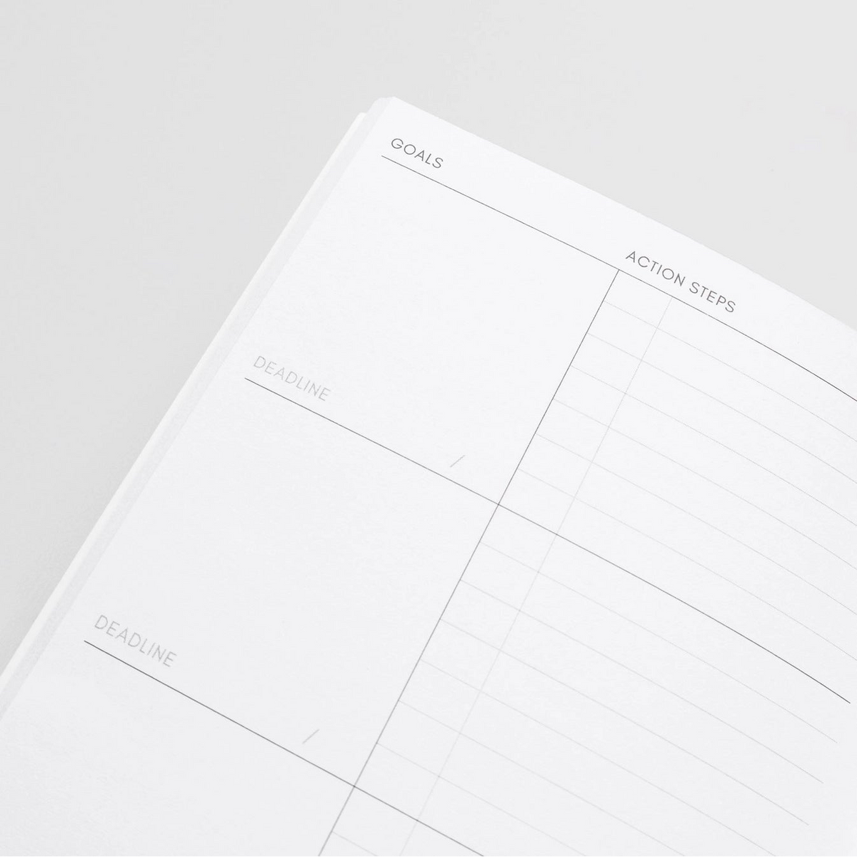Goal Tracking |  A5 Slim Travel Insert