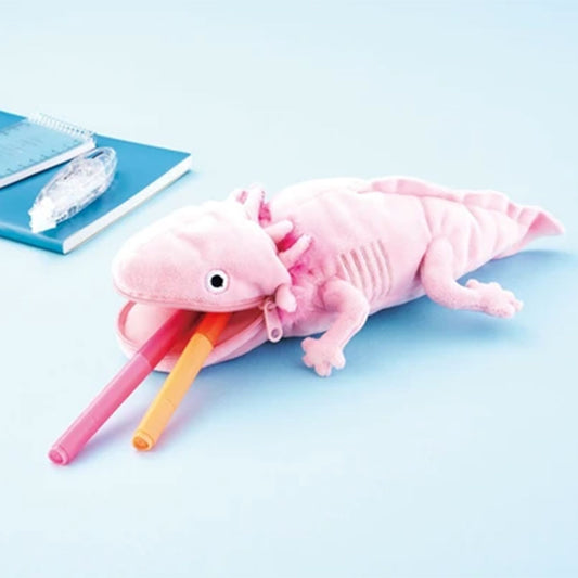 Axolotl Plushie Pencil Pouch