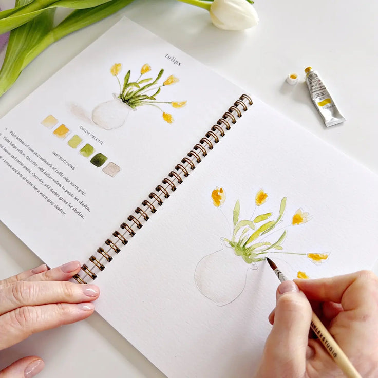 Spring- Watercolor Workbook - Emily Lex Studio