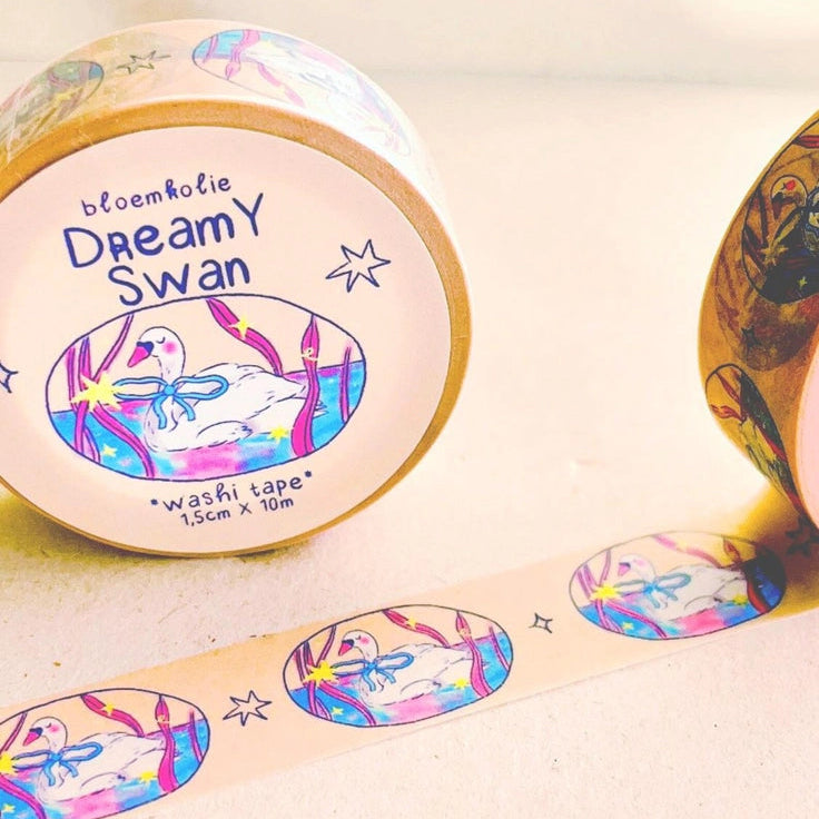 Dreamy Swan Washi Tape