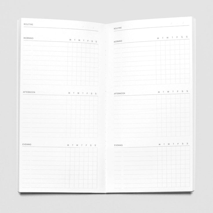Routine Builder | A5 Slim Travel Insert
