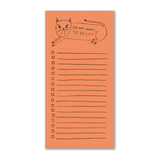 (Do Not Want) To Do List - Notepad