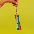 Thrift Queen Embroidered Keychain